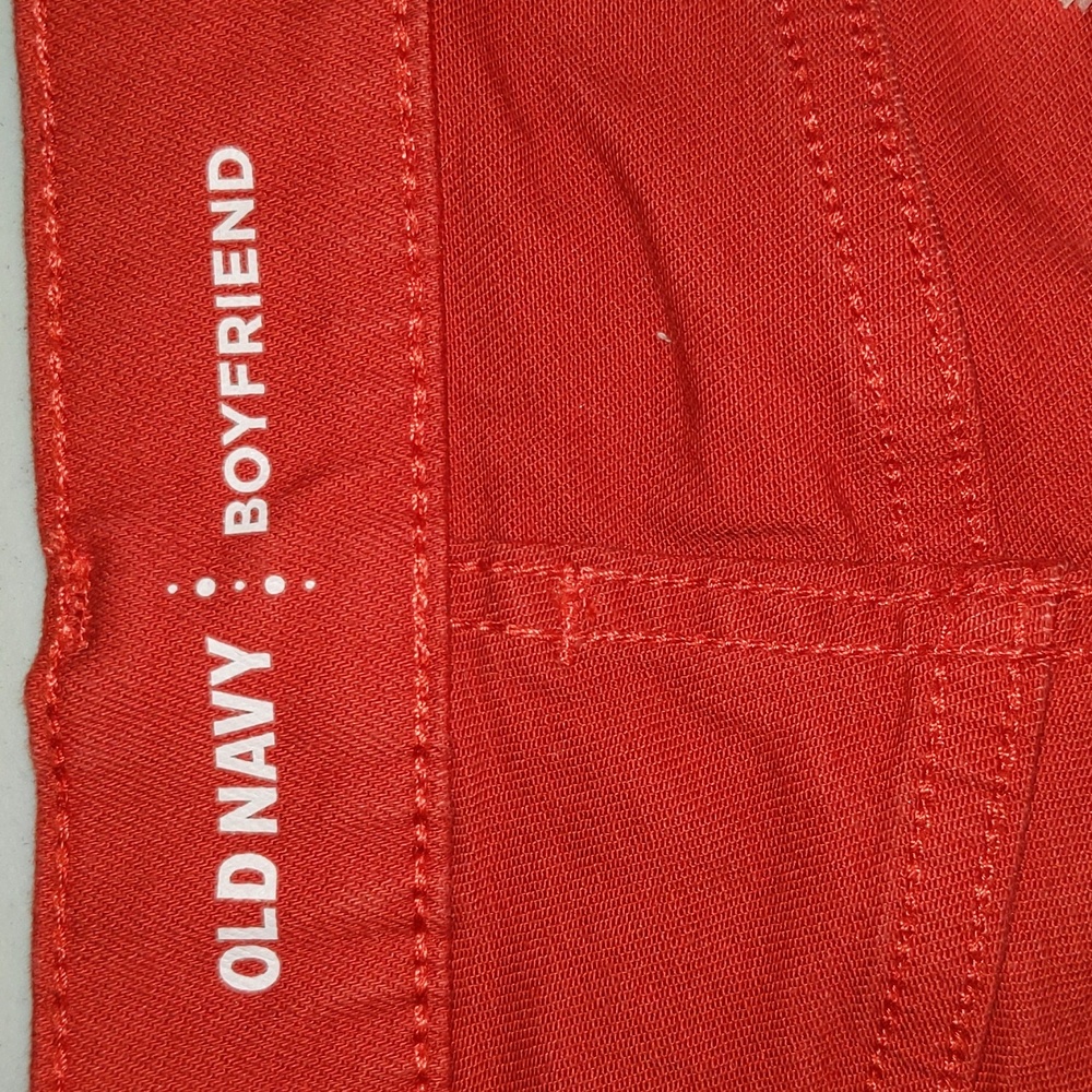 Old Navy Boyfriend Women's Size 8 Regular Red Shorts - Picture 7 of 11